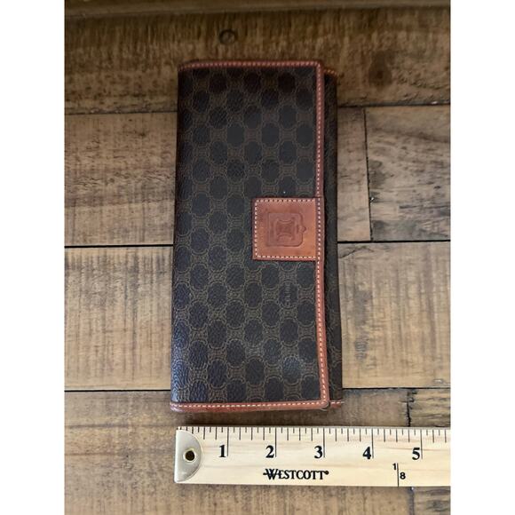 Céline Monogram Long Bi-Fold Brown Wallet - Picture 8 of 10